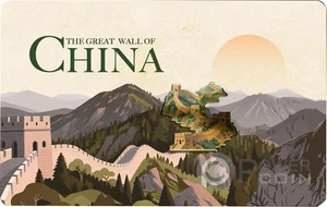 GREAT WALL OF CHINA 1/1000 Oz Moneta Oro 12$ Liberia 2026 - Imagen 1 de 5