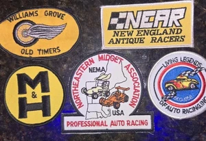 PARCHES DE CHAQUETA DE CARRERAS DE AUTOS VINTAGE - Imagen 1 de 6