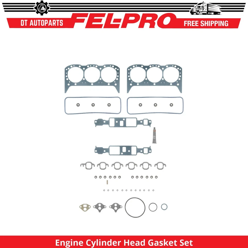 Juego de juntas de culata de motor V6 Fel-Pro para GMC K1500 1994-1995 4,3 L Foto 1 de 1
