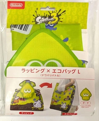 Splatoon 3 Wrapping x Eco Bag L (NAWABARI Battle) Nintendo jp Foto 1 de 2