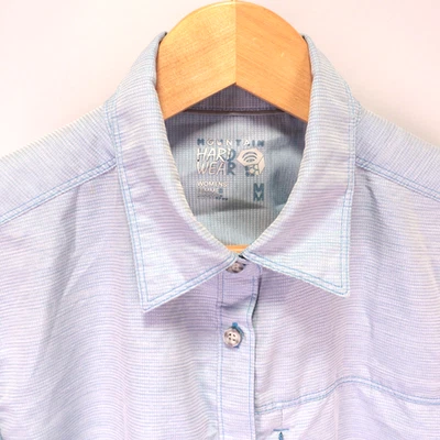 Camisa Mountain Hardwear Para Mujer Grande Cañón Manga Redonda Abotonada Ventilada Senderismo Foto 1 de 4