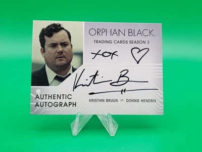 Orphan Black Season 2 2017 Auto Autograph Card KB Kristian Bruun Donnie Hendrix - Image 1 of 2