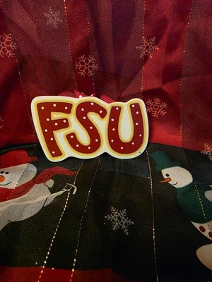 Adorno de Navidad de la Universidad Estatal de Florida Foto 1 de 2