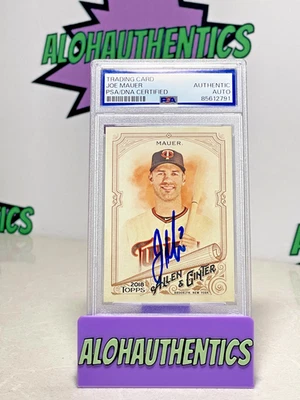 JOE MAUER SIGNED 2018 TOPPS ALLEN & GINTER CARD PSA TWINS HOF AUTO - Image 1 of 2