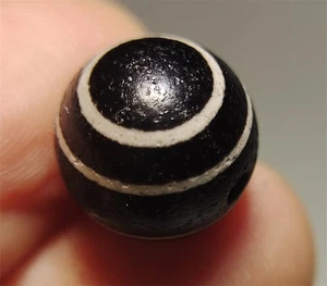 Tibetano Real Antiguo Antiguo Luk Mik Dzi Cuentas Colgante Amuleto Pyu Lukmik Ojo Fantasma - Imagen 1 de 8