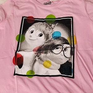 Inside Out Girl's Pink Graphic Fashion Top Size Large 10-12 New - Picture 1 of 5