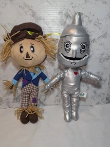 Land Of Oz Theme Park NC Scarecrow & Tin man Plush VERY RARE Beech Mountain 14" - Picture 1 of 11