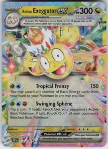 UR-01 Holo Alolan Exeggutor ex - 133/191 Double Rare SV08: Surging Sparks - Picture 1 of 1