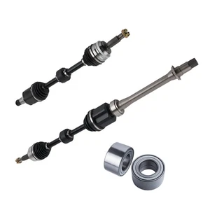 Front CV Axle Shaft+Wheel Bearing For Toyota Camry 04-09 Highlander Solara 2.4L - Picture 1 of 11
