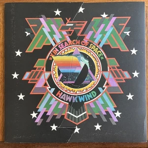 HAWKWIND In Search Of Space LP 1971 UK United Artists **WITH LOG BOOK** Rare - Picture 1 of 23