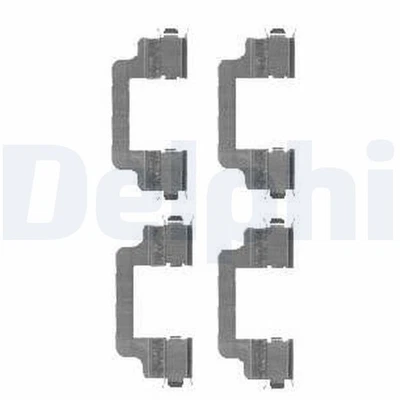 Disc Brake Pad Accessory Kit Delphi LX0454 Fits Land Rover Discovery Range - Image 1 of 3