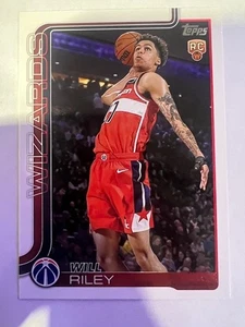 2025-26 Topps #221 Will Riley - Picture 1 of 3