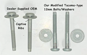 TA64100 Dos pernos tipo Tacoma de 12 mm para tu cama anillos de amarre sin rectificado/archivado - Imagen 1 de 4
