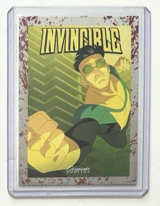 2025 SDCC EXCLUSIVE INVINCIBLE BLOOD SPLATTER CARD LE 100 MARK GRAYSON ART - Picture 1 of 2