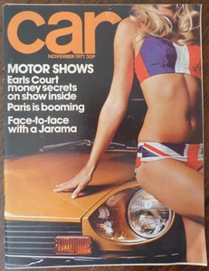 CAR magazine November 1971 Bizzarrini Lamborghini Jarama Saab 99 Earls Court - Picture 1 of 2