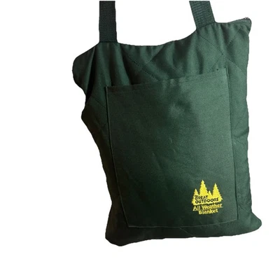 The Great Outdoors All Weather Blanket in Green Camping Outdoor - Image 1 of 2