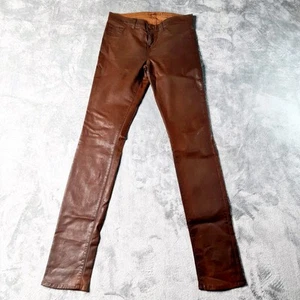 J Brand Size 29 Brown Moleskin Feel Cotton Stretch Long Chino Pants - Picture 1 of 14