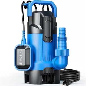 2024 Upgraded Automatic&Manual Sump Pump 1.5HP 6300GPH, Submersible Water FE008 - Imagen 1 de 6