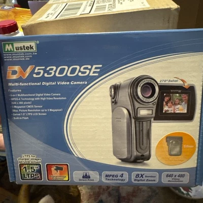 Videocámara Mustek 5300SE - plateada - ¡NUEVA!! Foto 1 de 3