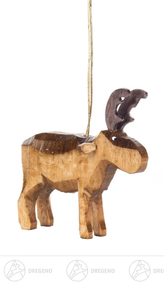 Behang Rentier   BxHxT 50 x 50 x 20mm NEU Christbaumschmuck Baumbehang - Bild 1 von 1