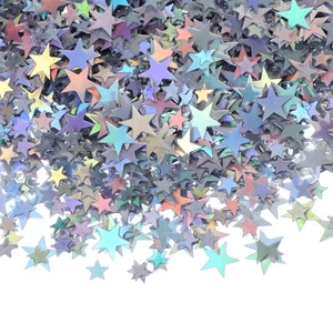 60g Star Confetti 0.2/0.4 Inch Glitter Star Table Confetti Silver Colorful - Picture 1 of 6