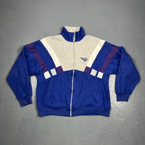 Vintage 1990s Pony Branded Full Zip Sweatshirt Colorblock XL VTG Sports - Picture 1 of 6