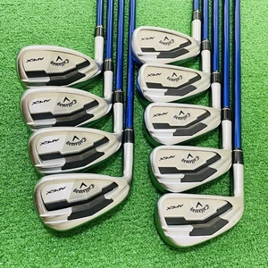 Callaway LH Iron Set APEX 4.5.6.7.8.9.P.A.S Graphite Flex R Left Handed STORE - Picture 1 of 8