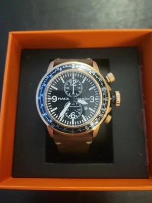 GLAM ROCK RACETRACK Chronograph Collection Brown Band Rose Gold - Image 1 of 4