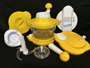 Genius 9 Stück Salatmixer - Zerkleinerer - Schneider - Schlagen und mehr! EUC - Bild 1 von 11