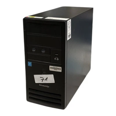 BlueChip Mini Tower Gehäuse für mATX MainboardsFrontkabel + Chassis Intrusion (K - Bild 1 von 3