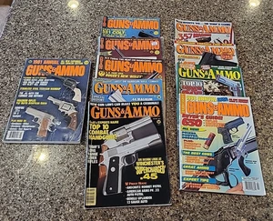 GUNS & AMMO Magazines Lot of 10 Vintage 1981 Annual Issue & Various 1981-1998 - Imagen 1 de 24