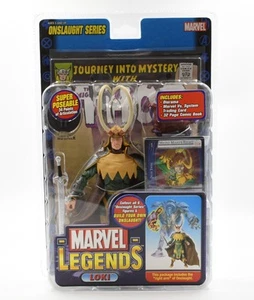 ToyBiz - Marvel Legends Onslaught BAF Series - Loki (Long Horn) Action Figure - Picture 1 of 2