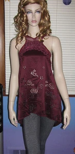 ¡NUEVO! TÚNICA FREE PEOPLE Preciosa Floral CORTE LÁSER con Apertura de Ojo XS S M L $138 - Imagen 1 de 12