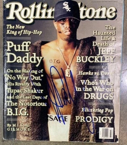 P Diddy Sean Puffy Combs Puff Daddy SIGNIERTES ROLLING STONE MAGAZIN MIT ZERTIFIKAT BAD BOY - Bild 1 von 1