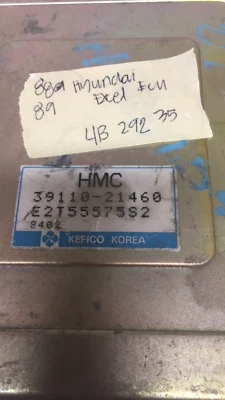 Ordenador ecu ecm 39110-21460 1988-1989 Hyundai Excel Foto 1 de 2