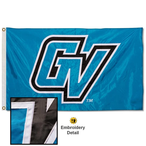 Grand Valley State University Embroidered and Appliqued Nylon Flag Cover