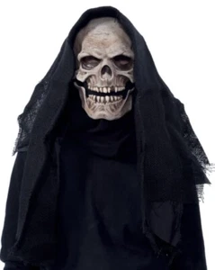 Zagone Studios Grim Reaper, Moving Jaw Latex Face Mask. UK STOCK - Picture 1 of 5