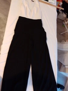 Ladies Jumpsuit Miss Selfridge Size 10 Sleeveless Black 25897 - Picture 1 of 13