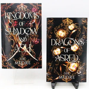 Kingdoms of Shadow and Ash & Dragons of Asred by HR Moore [Paperback] Set of 2 - Picture 1 of 15