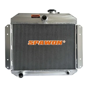 MT Spawon For Willys Aero Ace 1952-1953 4Rows L6 2.6L 5153 Aluminum Radiator - Imagen 1 de 7