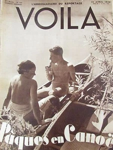 REPORTAGES PHOTOS VOILA 1938 OBSERVATOIRE PARIS PARACHUTISTE FEMMES MUSIQUE - Picture 1 of 2