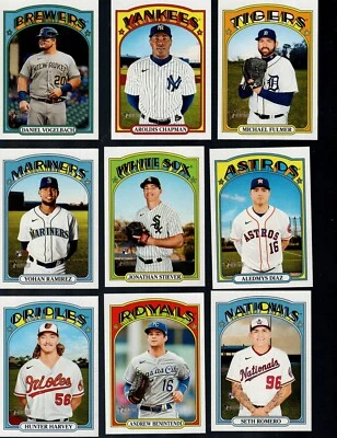 2021 TOPPS HERITAGE BASEBALL 501-700 + INSERTS Buy MORE SAVE MORE - Image 1 of 4