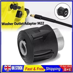 Adattatore M22 Idropulitrice Pistola Tubo Connettore Rapido per Karcher Serie - Foto 1 di 11