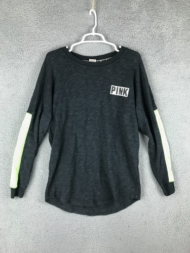 UNDERCOVER Felpa multicolore ROSA Victoria Secrets donna maniche lunghe collo a vite M