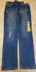NWT There Abouts Girls Straight Fit Blue Jeans Size (12) - Picture 1 of 10