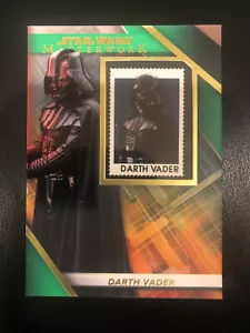 2023 Topps Star Wars Masterwork Darth Vader Stamp Card /99 SC-DV - Picture 1 of 2