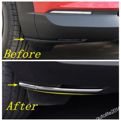 Front + Rear Bumper Bottom Protector Corner Cover Trim For Mazda CX-30 2020-2025 - Image 1 of 4