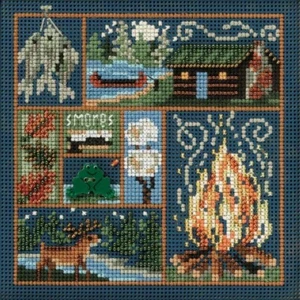 Cabin Fever Cross Stitch Kit Mill Hill 2010 Buttons & Beads Autumn - Picture 1 of 2