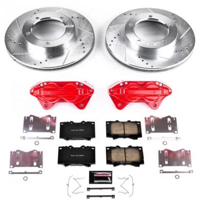 PowerStop Disc Brake Kit - Front - Fits Lexus LX470 1998-2002, Toyota Land Cruis Foto 1 de 4