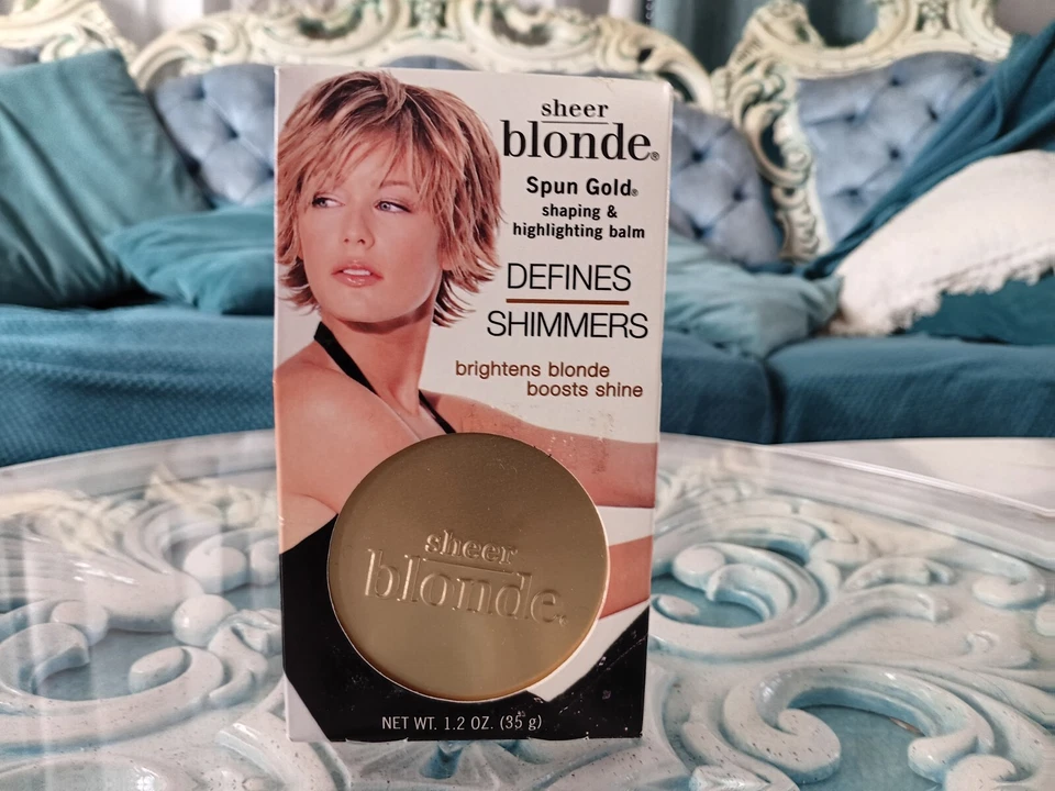 Rare JOHN FRIEDA Sheer Blonde SPUN GOLD SHAPING HIGHLIGHTING BALM 1.2 OZ Defines - Image 1 of 2